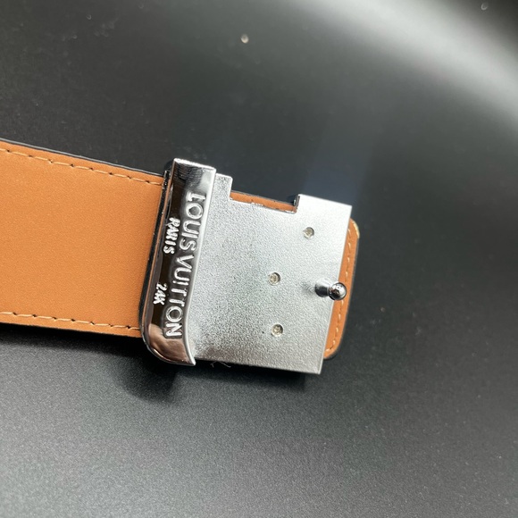 LV Black checkered Belt - Picture 3 of 4